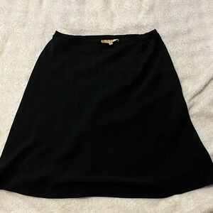 Early 2000s Bergamo by Ebi Black A-Line Skirt Size 14